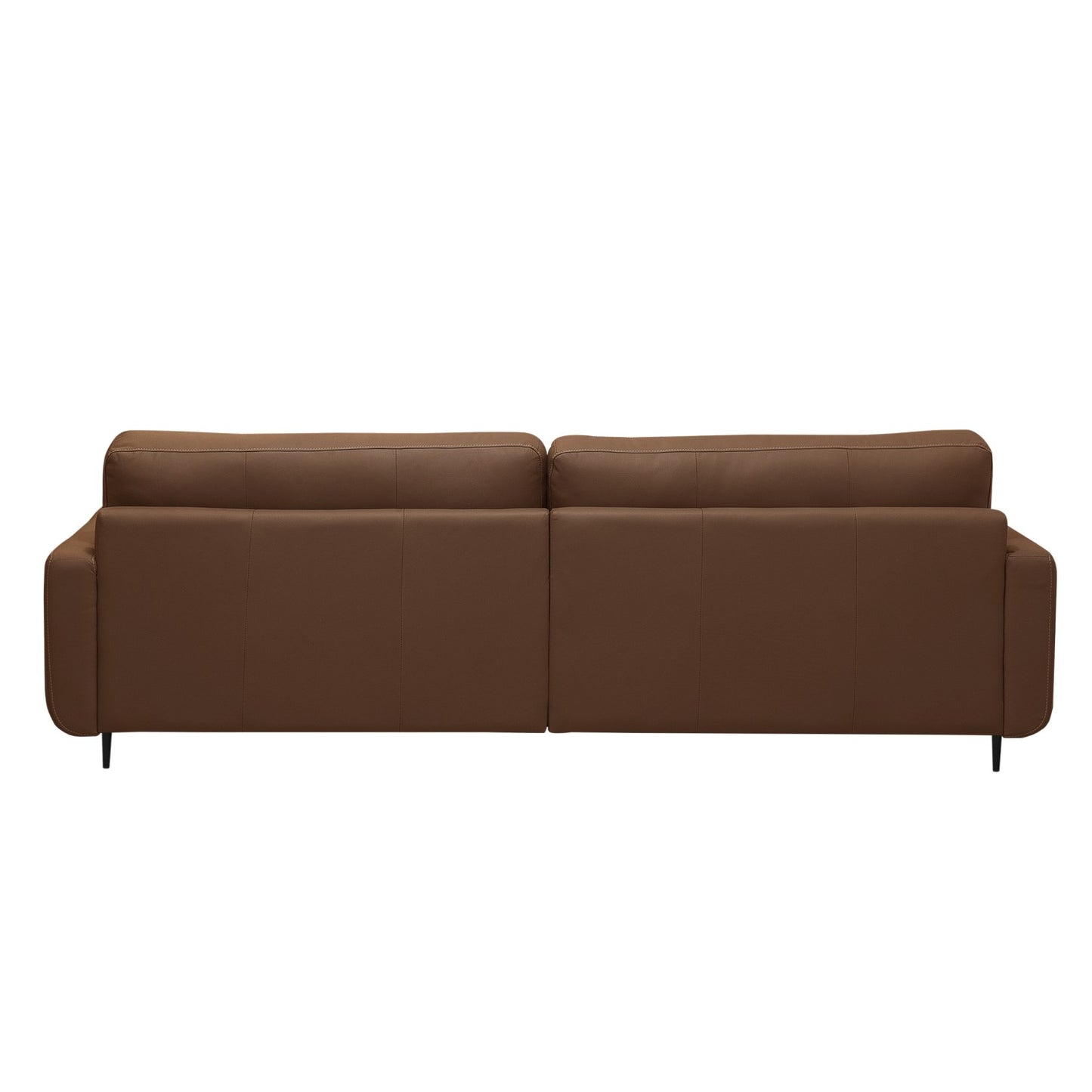 Sofá cuero Alicante café