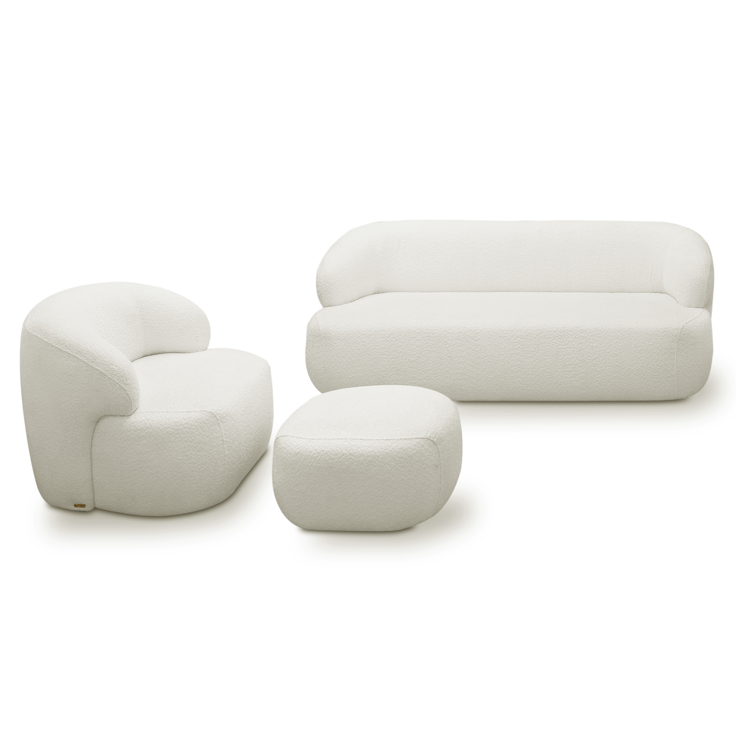 Sofá 3 cuerpos Chandon Beige - 180 cm