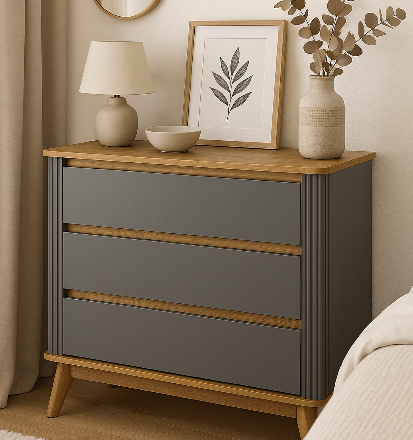 CÓMODA CLOE GRIS