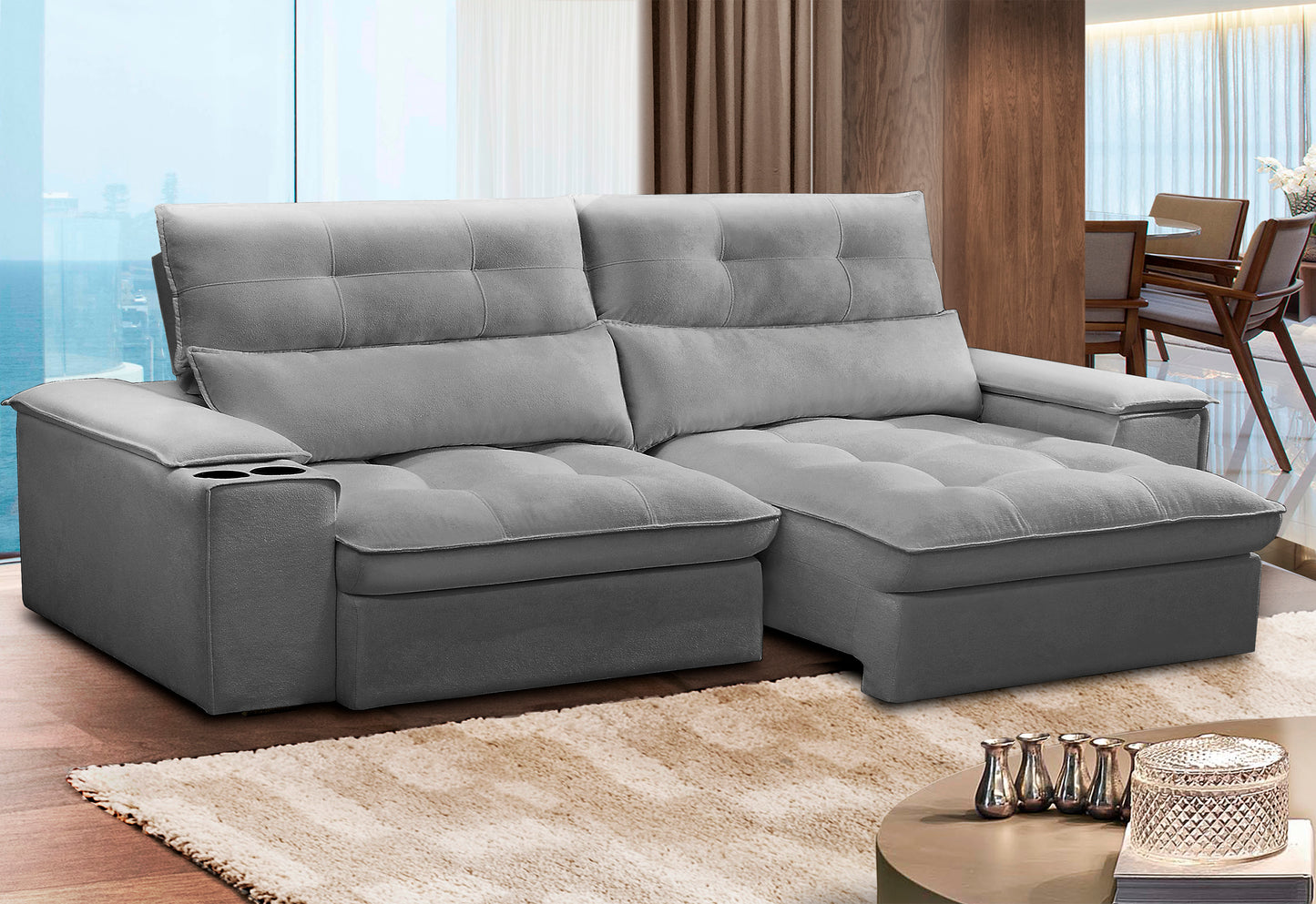 Sofá Malta extensible y reclinable