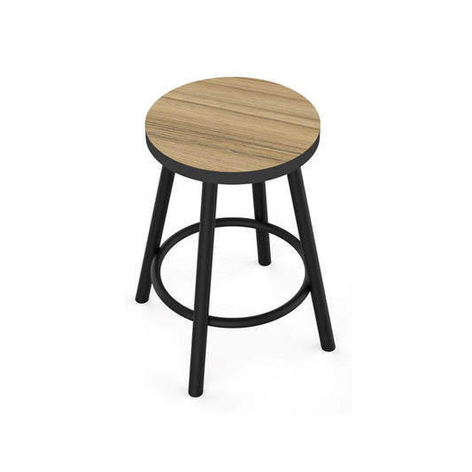 Piso Taburete Modern Negro/Cocobolo