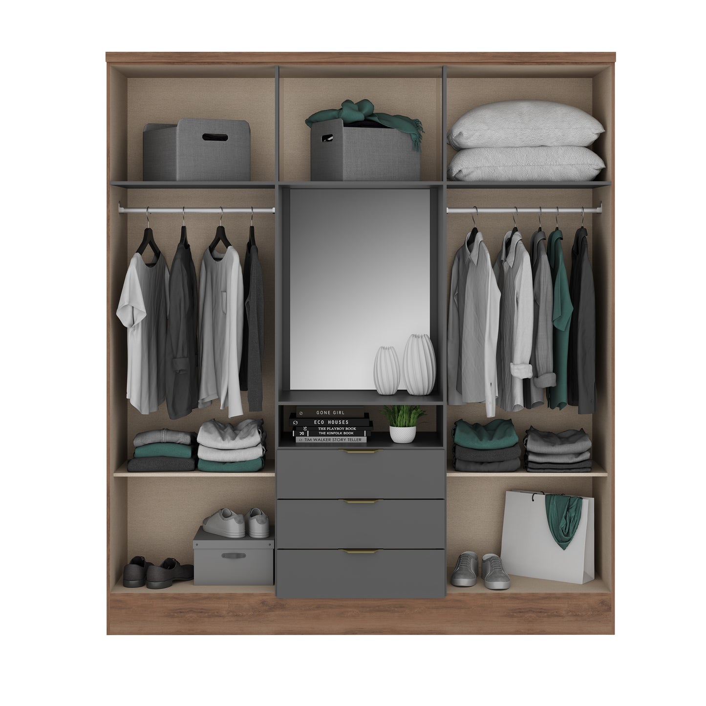Closet Ambar con espejo