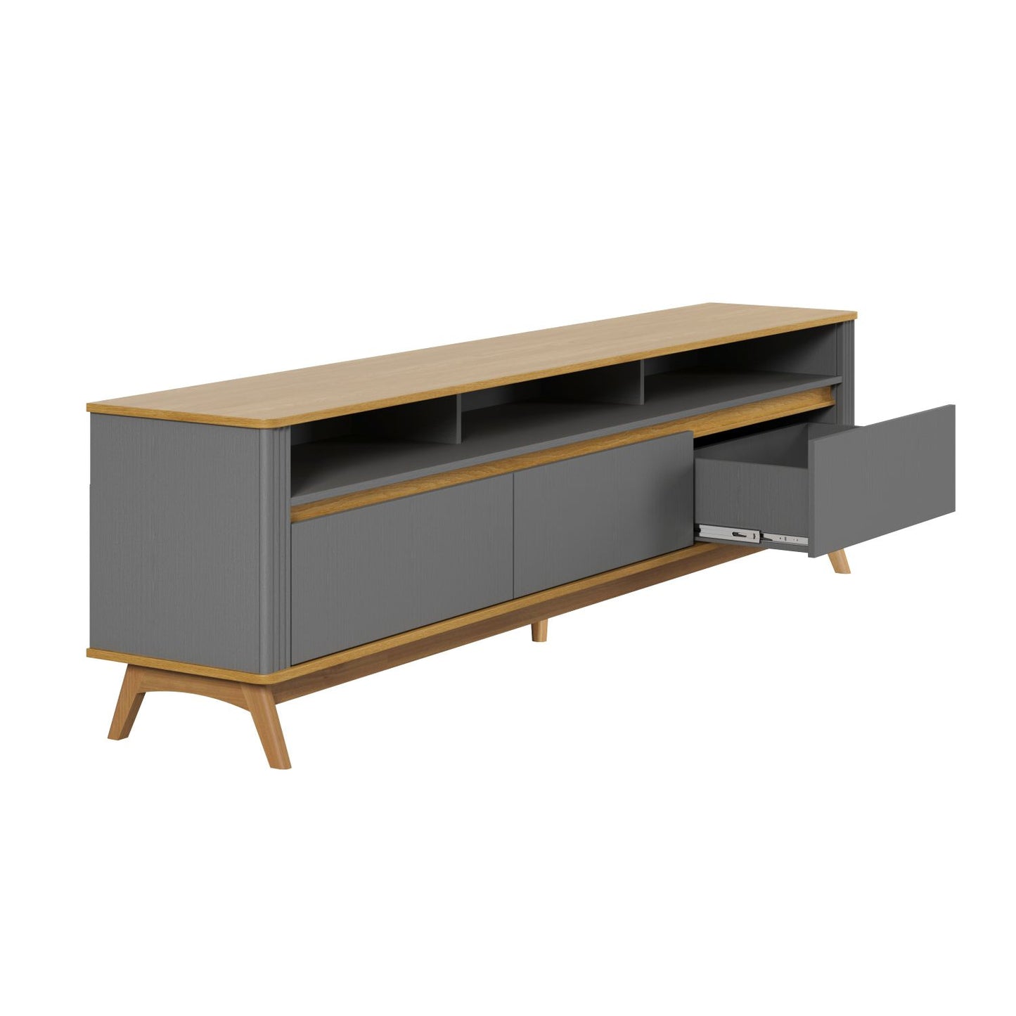 RACK OLMO 220 CM GRIS