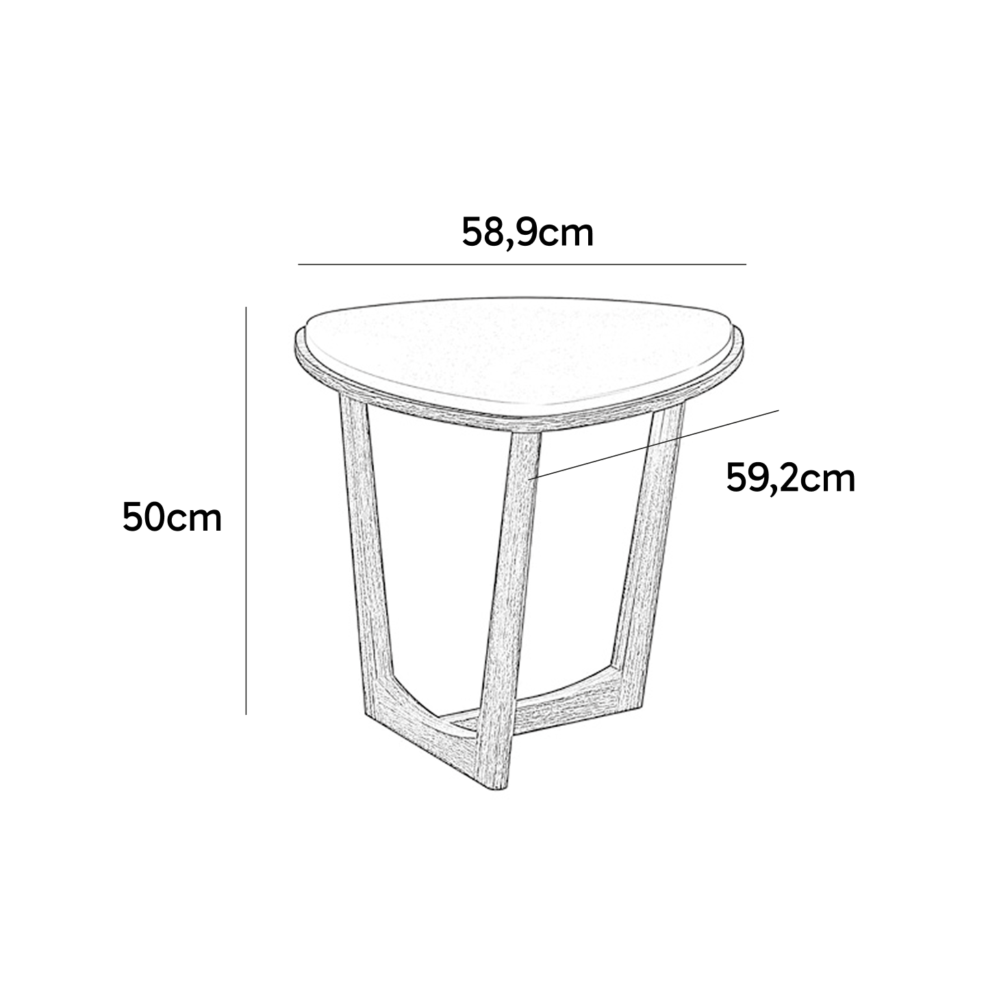 Mesa Lateral Amana Duo
