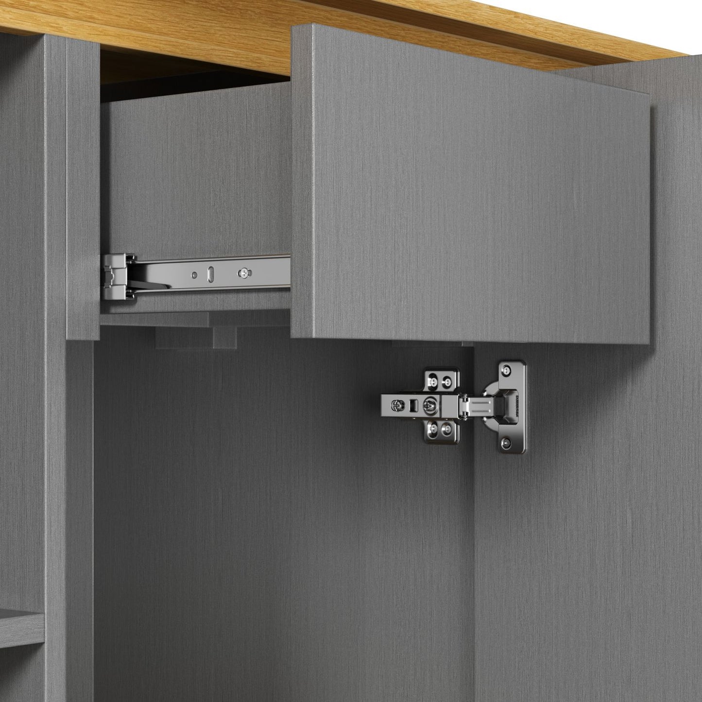 Buffet Sara 3 Puertas Gris
