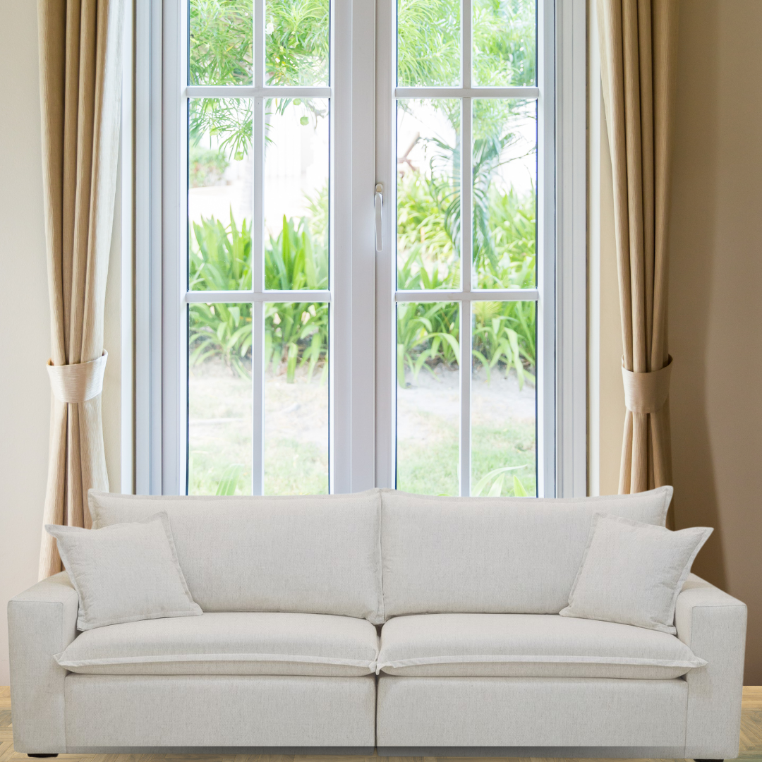 Sofá Potenza 3 cuerpos Beige