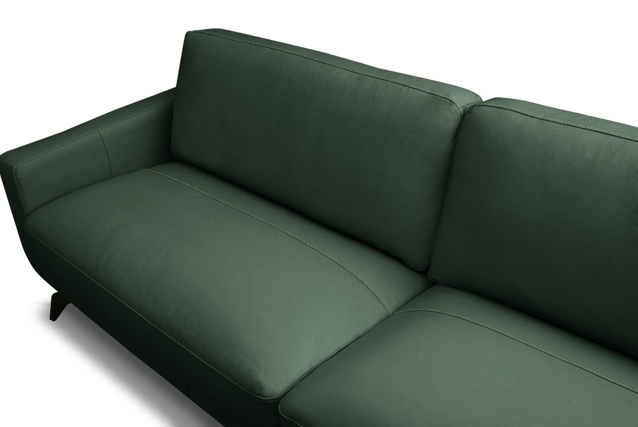 Sofa Trivento Cuero Verde