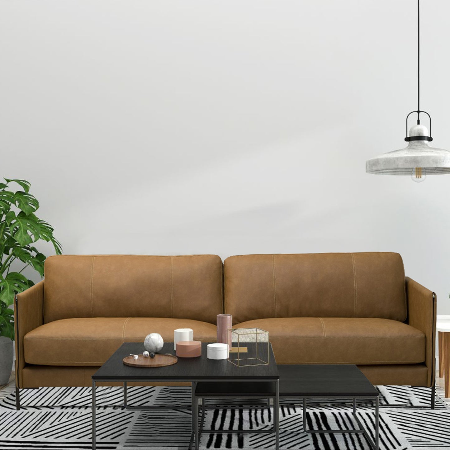 Sofá Cuero Chabli Cafe