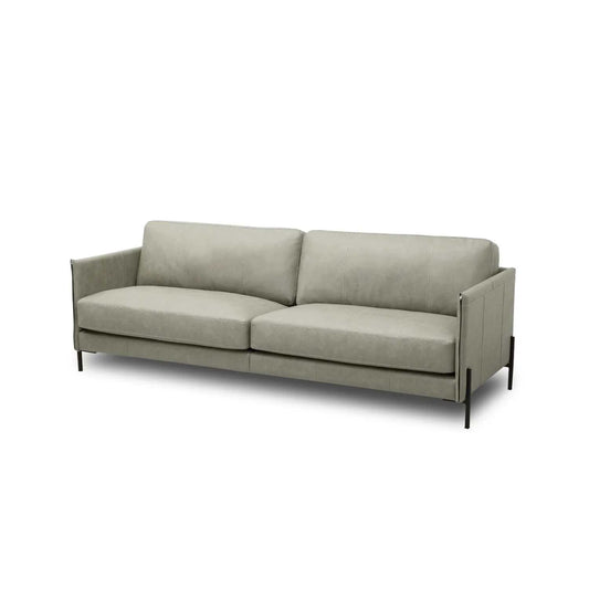 Sofá Cuero Chabli Beige