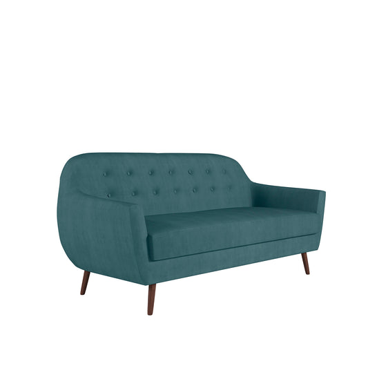 Sofá 3 Cuerpos Mykonos Turquesa