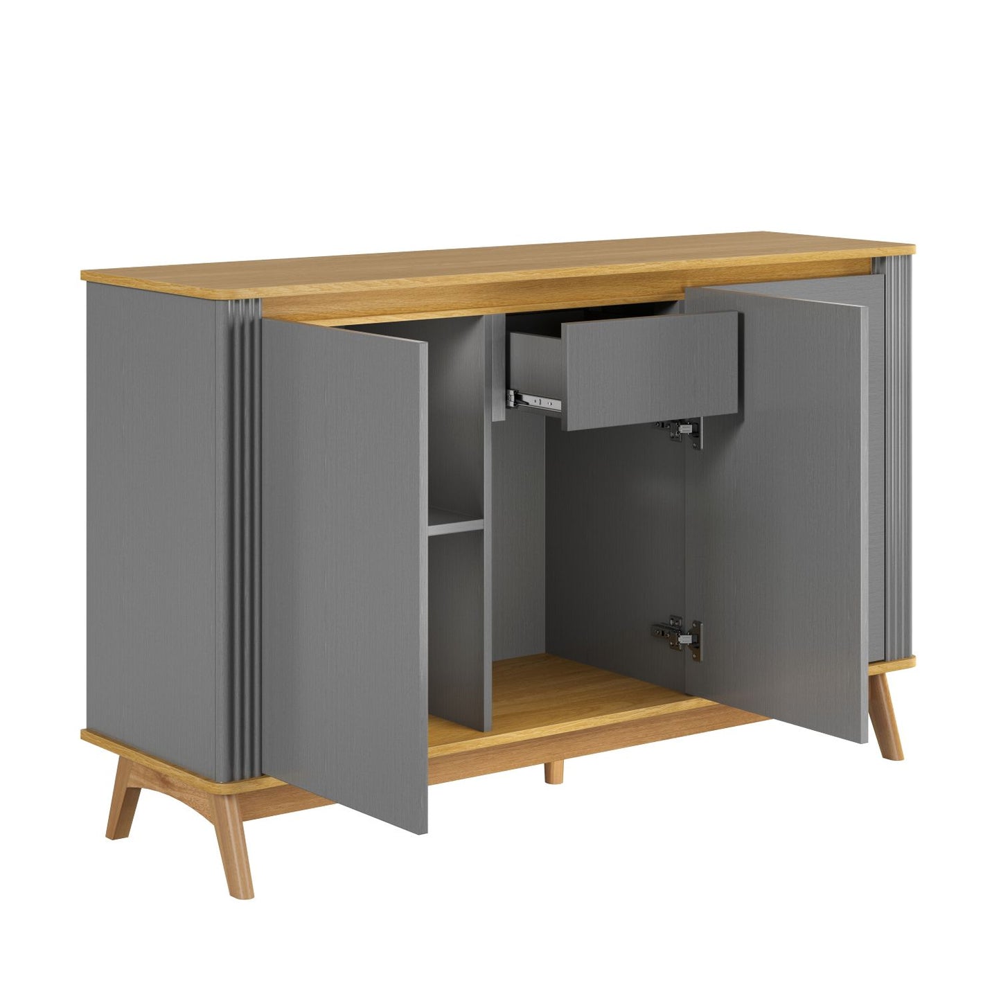 Buffet Sara 3 Puertas Gris