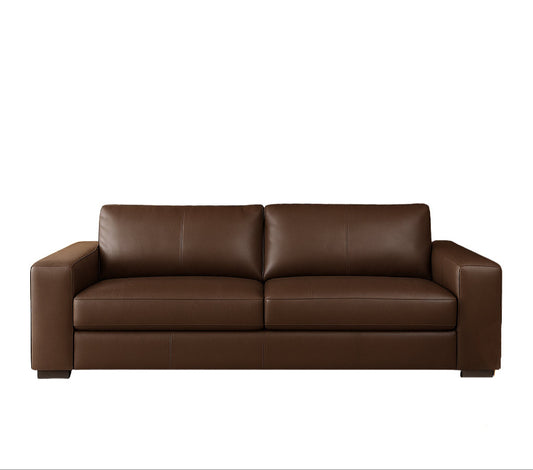 Sofa Cuero Trento Café