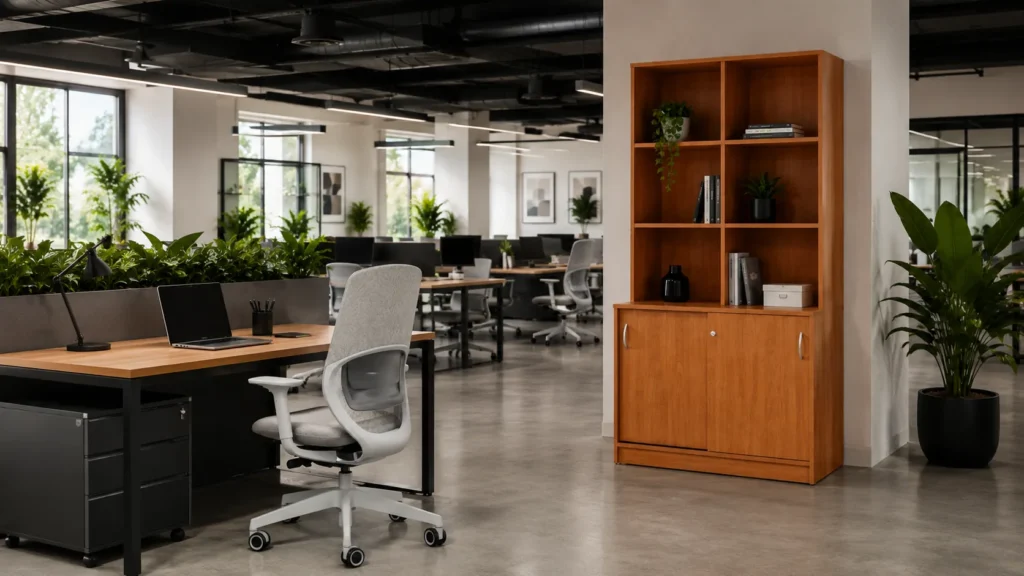 BIBLIOTECA WOOD BASE
